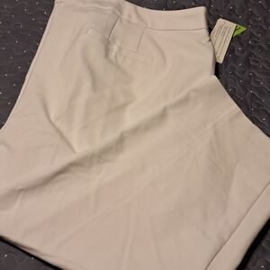 Investments 5th Avenue fit white cropped pants size 24W NWT
